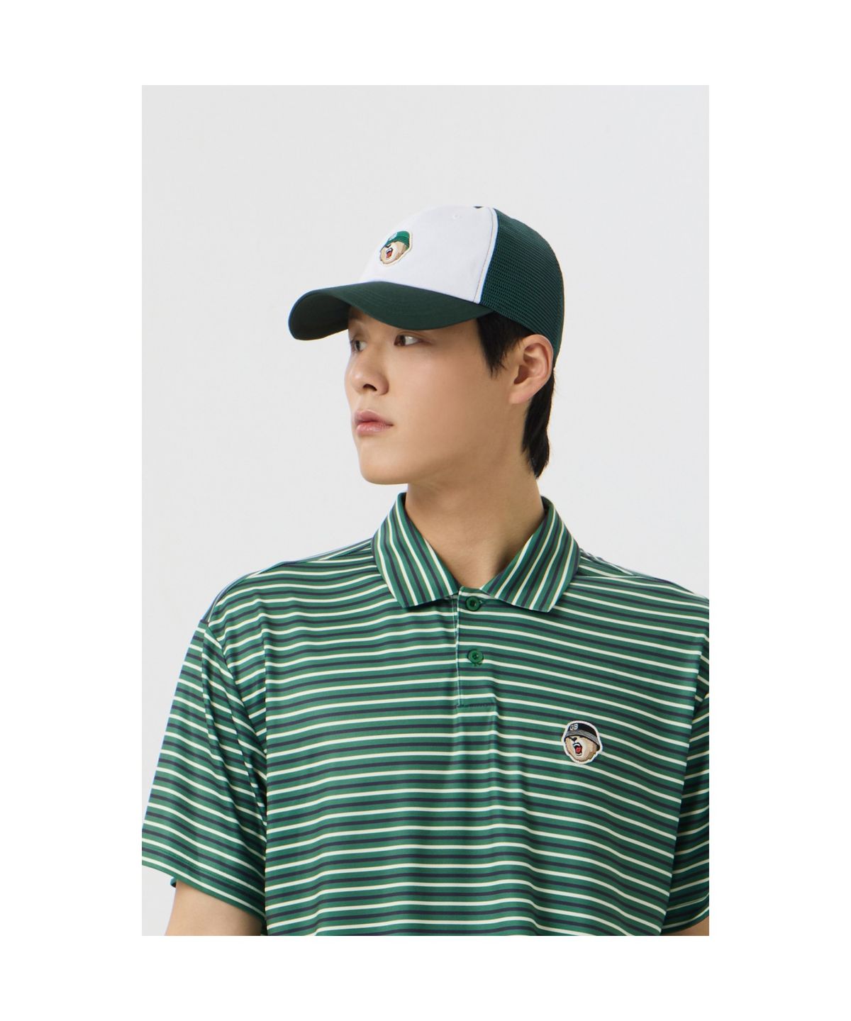 골든베어(GOLDEN BEAR) Trucker Mesh Cap_G6RAX25341GRX