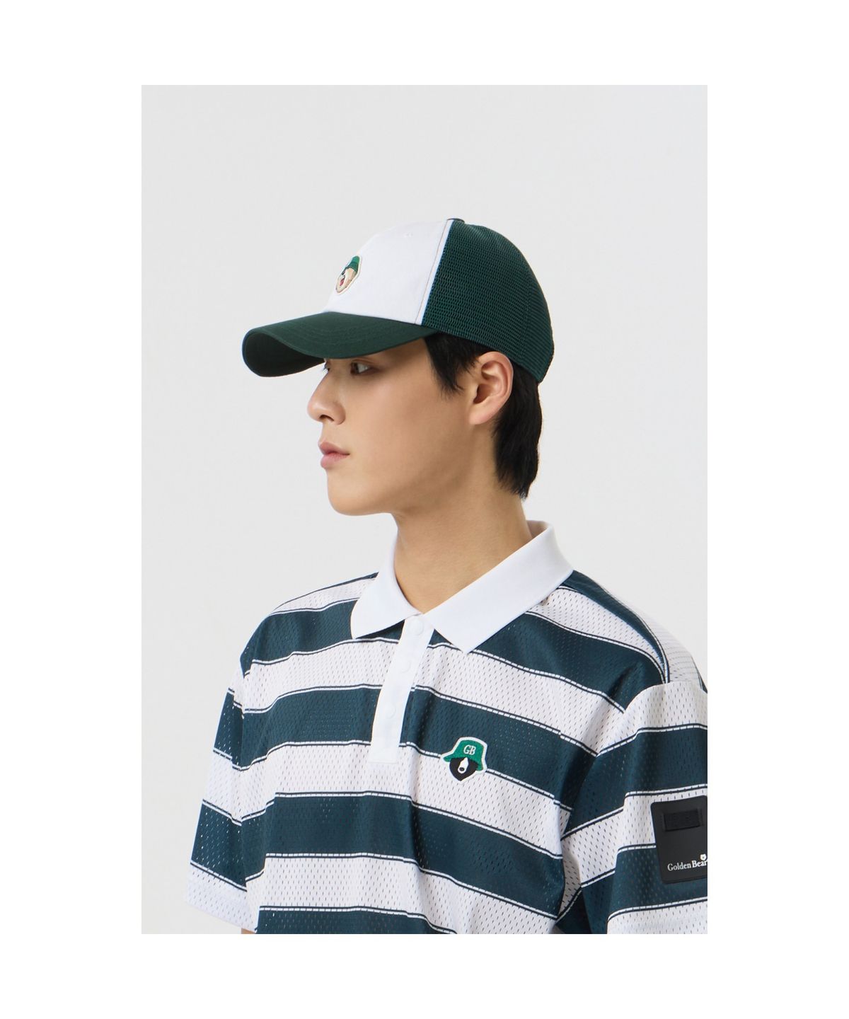 골든베어(GOLDEN BEAR) Trucker Mesh Cap_G6RAX25341GRX