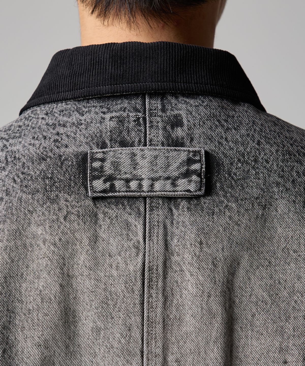 디키즈(DICKIES) 유틸리티 워시드 데님 초어 재킷 Light Gray Denim