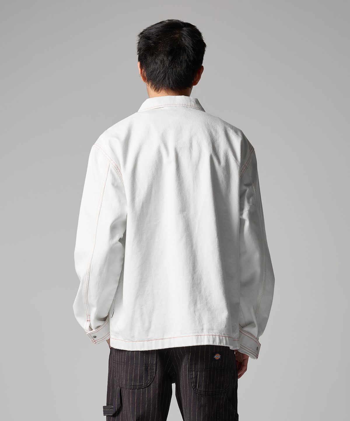 디키즈(DICKIES) 루이스타운 데님 재킷 Egret