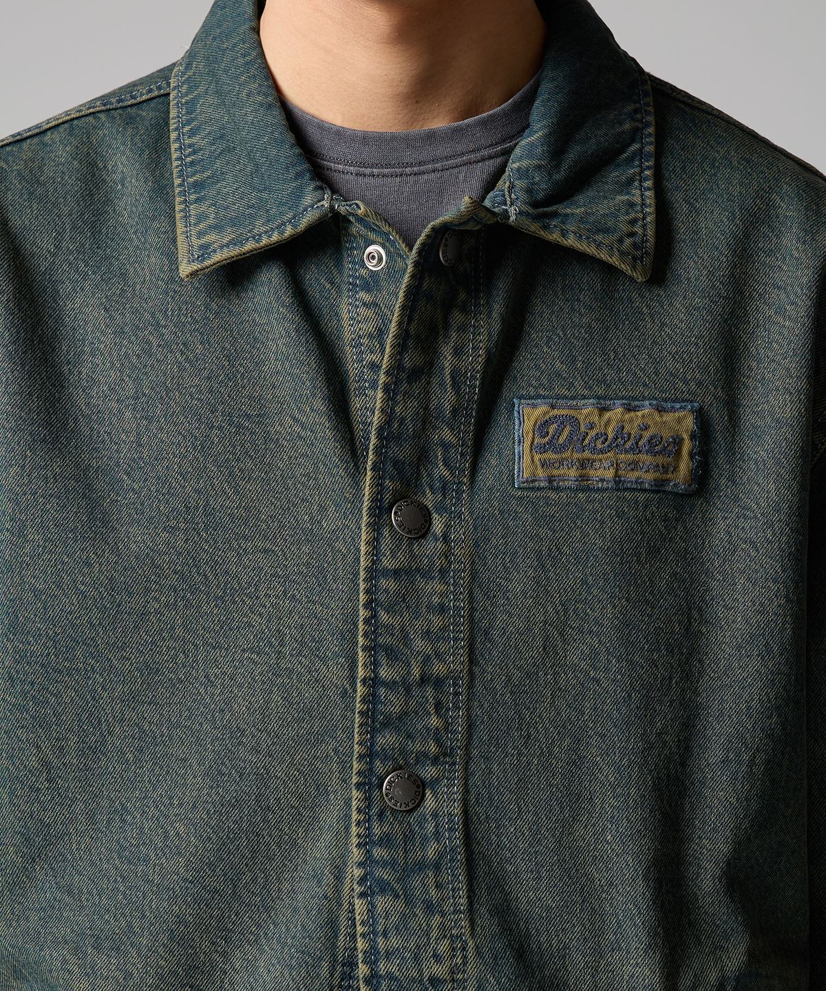 디키즈(DICKIES) 루이스타운 데님 재킷 Deep Green