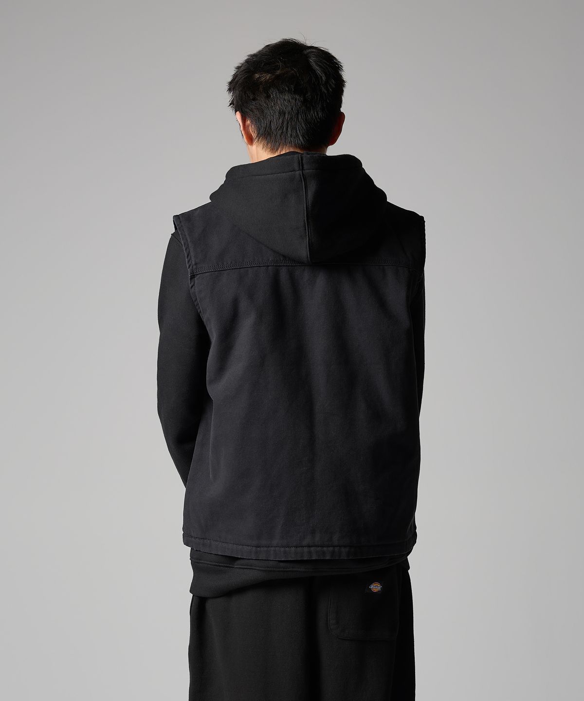디키즈(DICKIES) 덕 캔버스 베스트 Black
