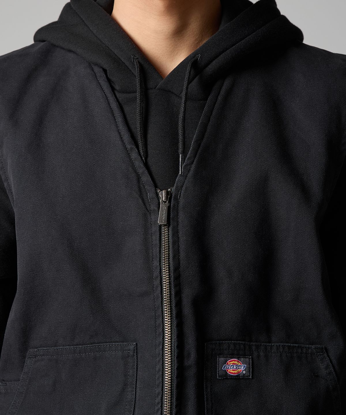 디키즈(DICKIES) 덕 캔버스 베스트 Black