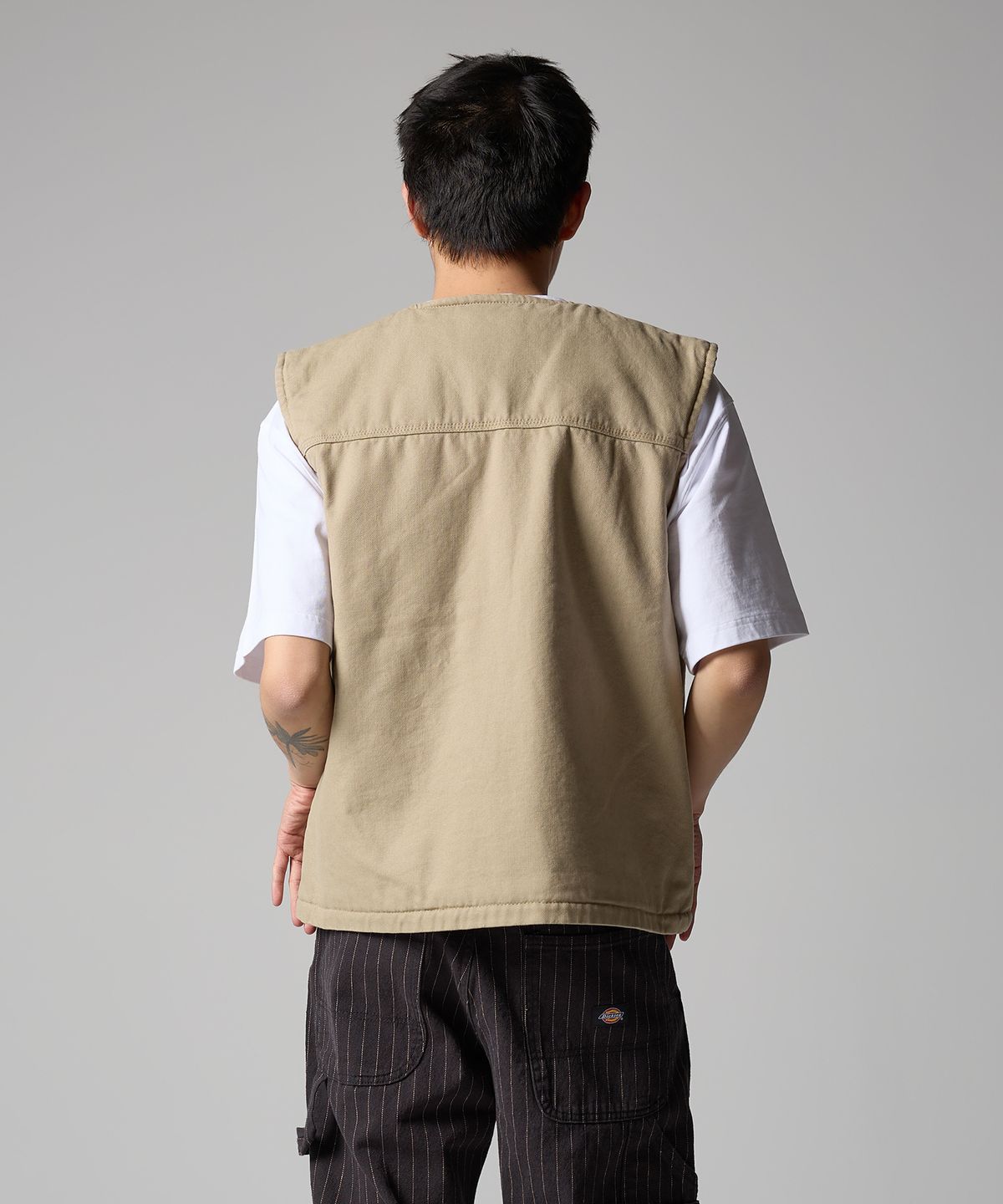 디키즈(DICKIES) 덕 캔버스 베스트 Desert Sand
