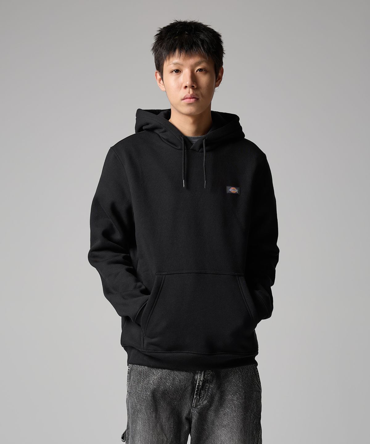 디키즈(DICKIES) 오크포트 후드 Black