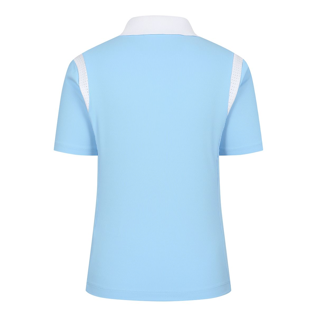 테일러메이드 어패럴(TAYLORMADE APPAREL) 여성 니트 배색 V넥 카라 반팔 티셔츠 T8031TO6146-940