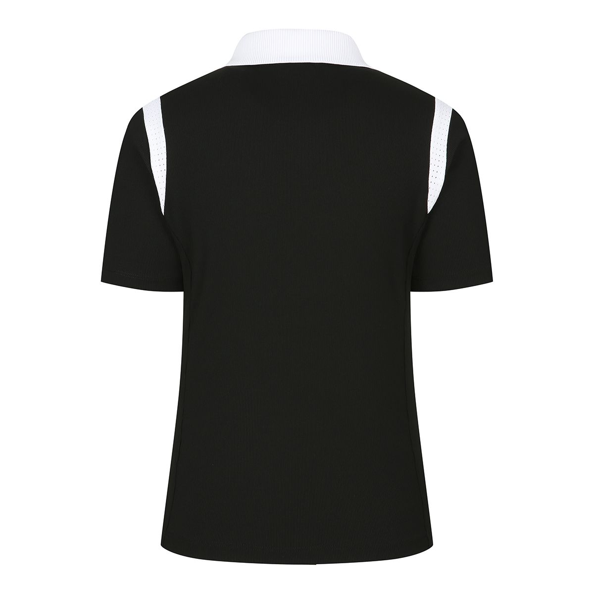 테일러메이드 어패럴(TAYLORMADE APPAREL) 여성 니트 배색 V넥 카라 반팔 티셔츠 TTO-61HG46-199