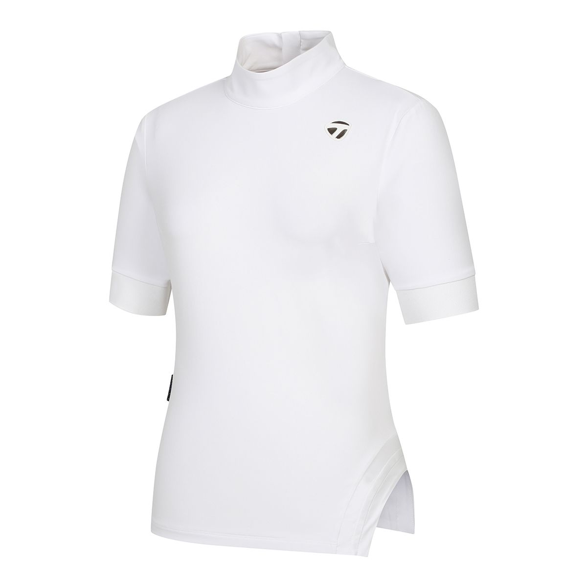 테일러메이드 어패럴(TAYLORMADE APPAREL) 여성 셔링 하이넥 5부소매 티셔츠 TTO-61HG41-100