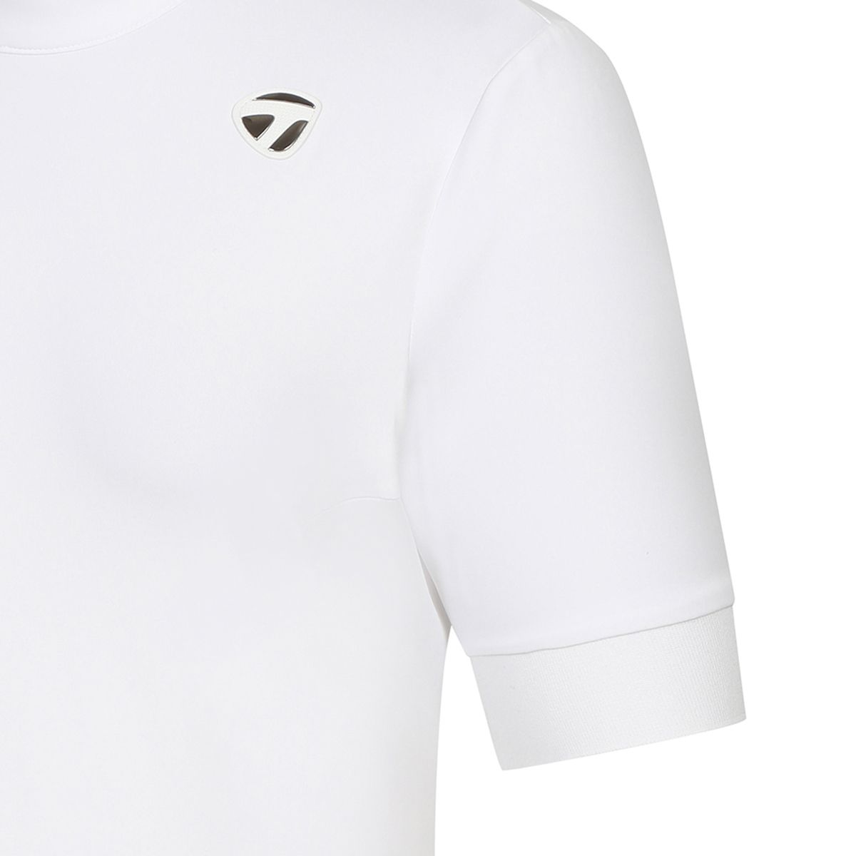 테일러메이드 어패럴(TAYLORMADE APPAREL) 여성 셔링 하이넥 5부소매 티셔츠 TTO-61HG41-100