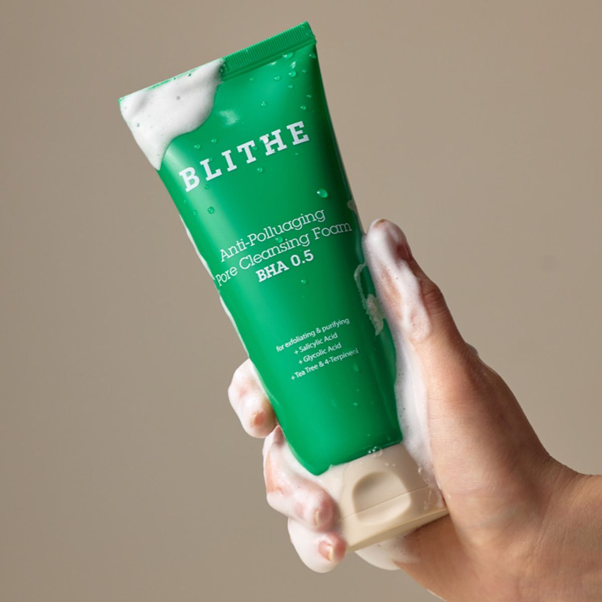 블라이드(BLITHE) 바하성분 트러블진정 여드름기능성 클렌징폼 150ml 2개입
