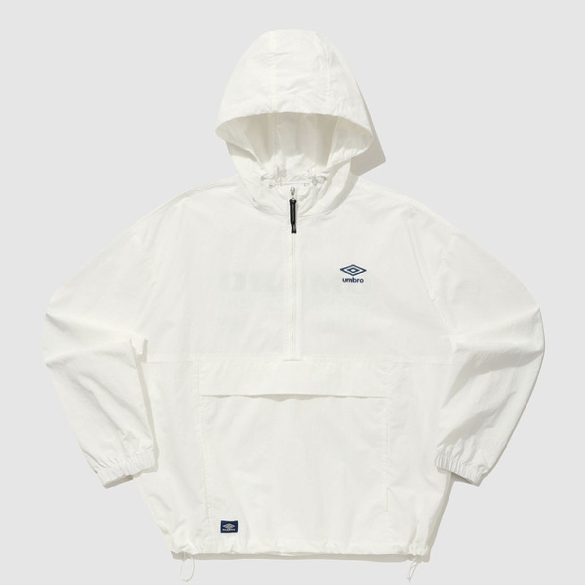 엄브로(UMBRO) 클래식 긴팔 후드형 아노락 아이보리(UQ221CWT41)