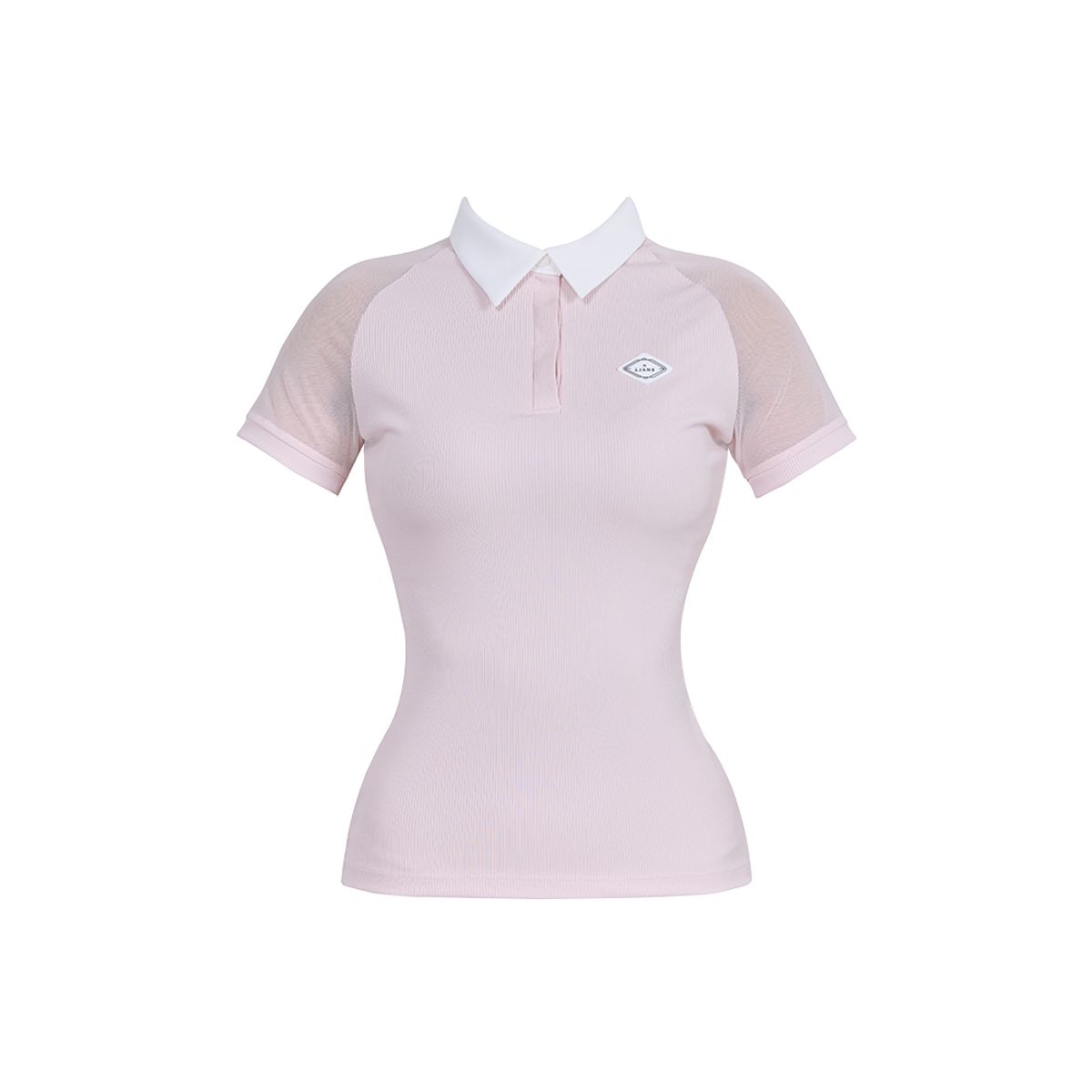 제이제인(J.JANE) 메쉬 반팔 나그랑 티셔츠 (Pink)