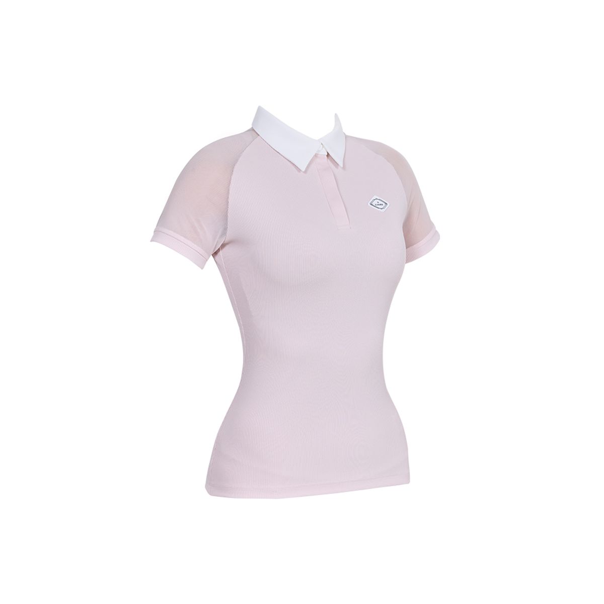 제이제인(J.JANE) 메쉬 반팔 나그랑 티셔츠 (Pink)