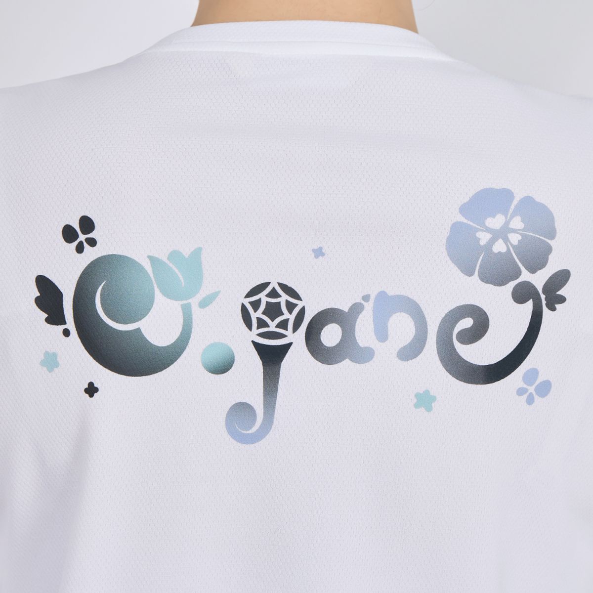 제이제인(J.JANE) 그라데이션 프린팅 리본 반팔 티셔츠 (White)