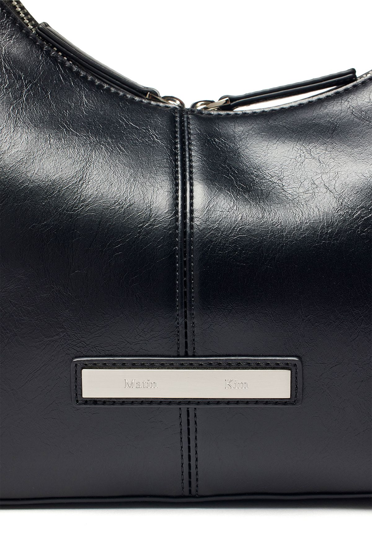 ★Matin Kim★ASYMMETRICAL ZIPPER BAG MUSINSA | MATIN KIM ASYMMETRICAL ZIPPER BAG IN CHARCOAL