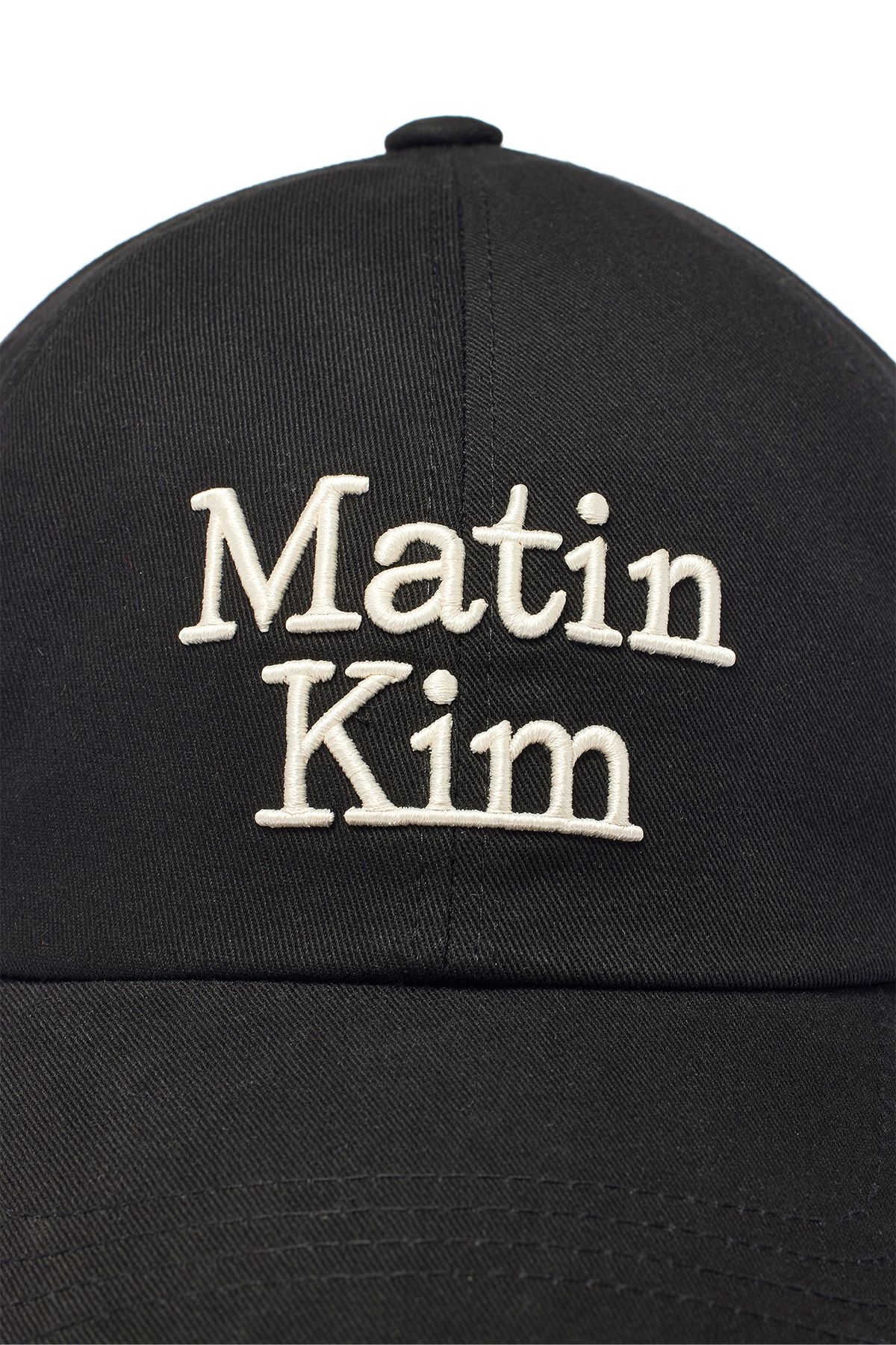 MUSINSA | MATIN KIM MATIN VOLUME LOGO BALL CAP IN BLACK