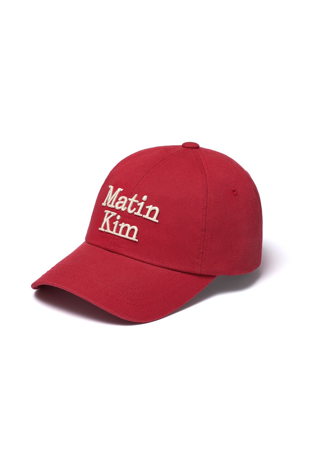 MUSINSA | MATIN KIM MATIN VOLUME LOGO BALL CAP IN RED