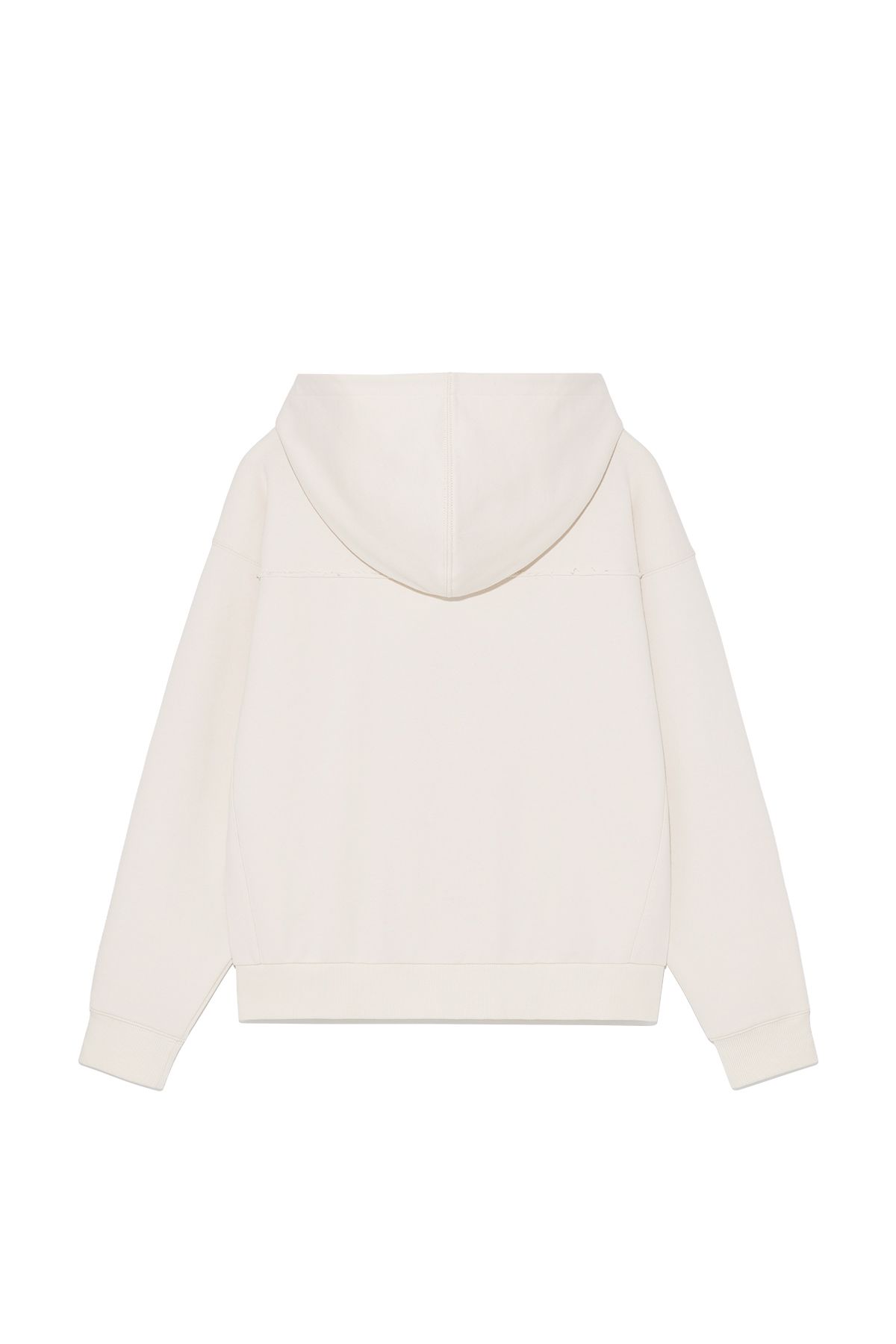 MUSINSA公式 | MATIN KIM VOLUME POCKET HOODY ZIP UP IN CREAM