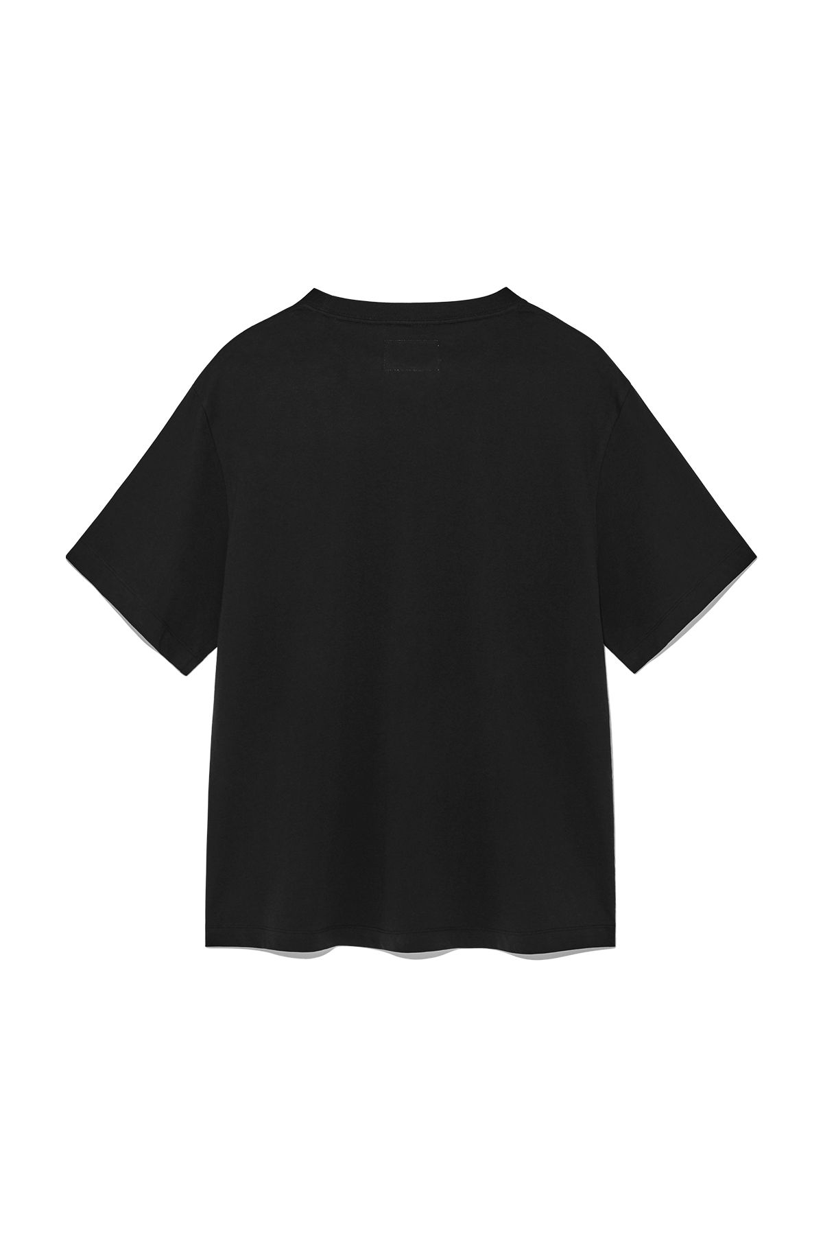 ★Matin Kim★HALF TEXT LOGO TOP FOR WOMEN★大人気★ MUSINSA公式 | MATIN KIM HALF TEXT LOGO TOP FOR WOMEN IN BLACK