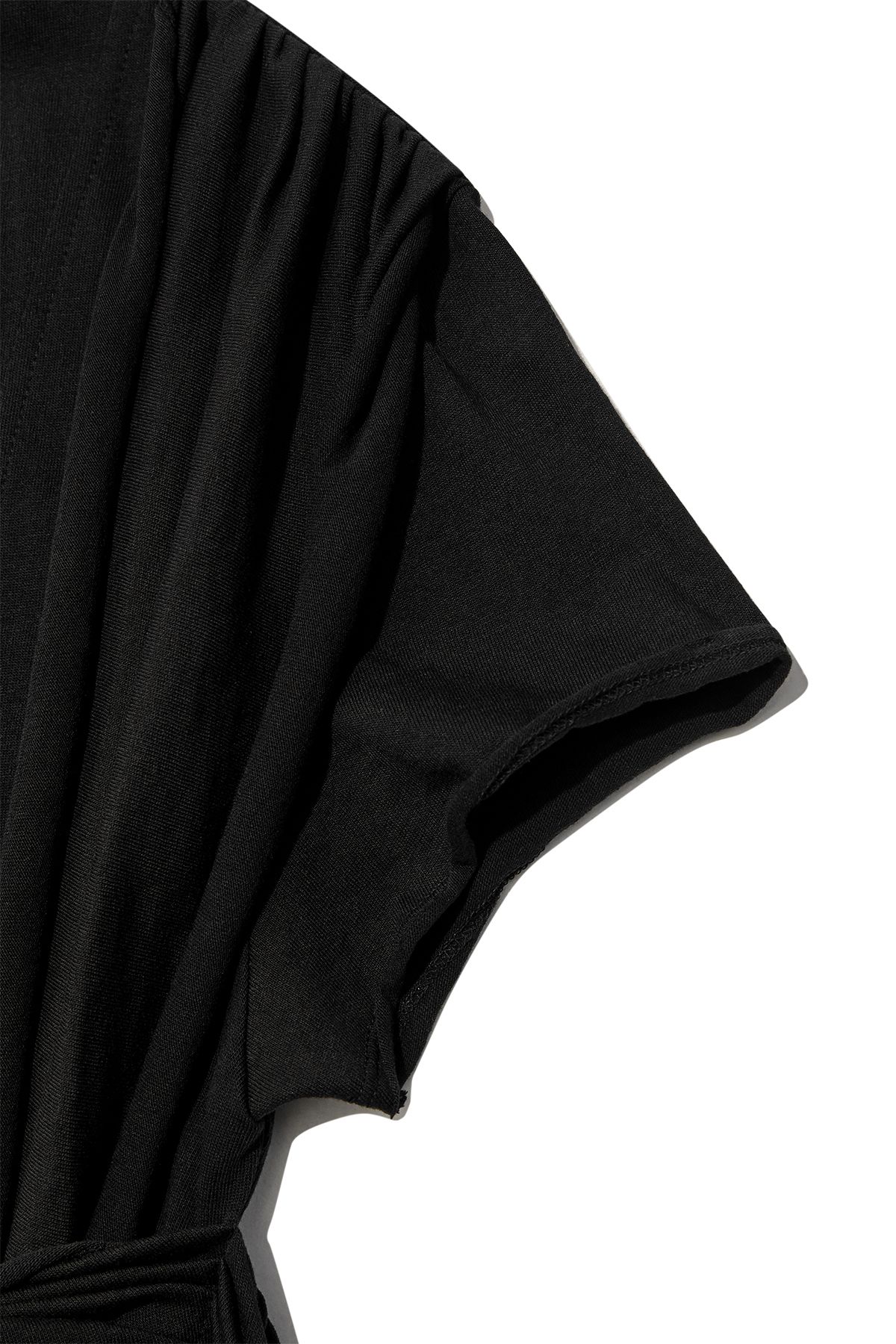 MUSINSA | MATIN KIM TIED DETAIL STRING TOP IN BLACK