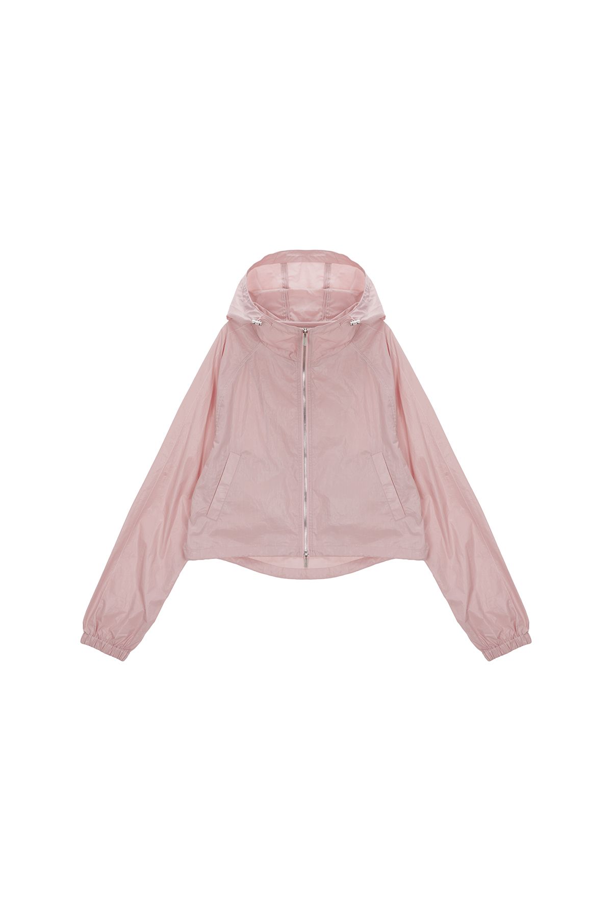 MUSINSA公式 | MATIN KIM MATIN CROP HOODY COATING JUMPER IN PINK