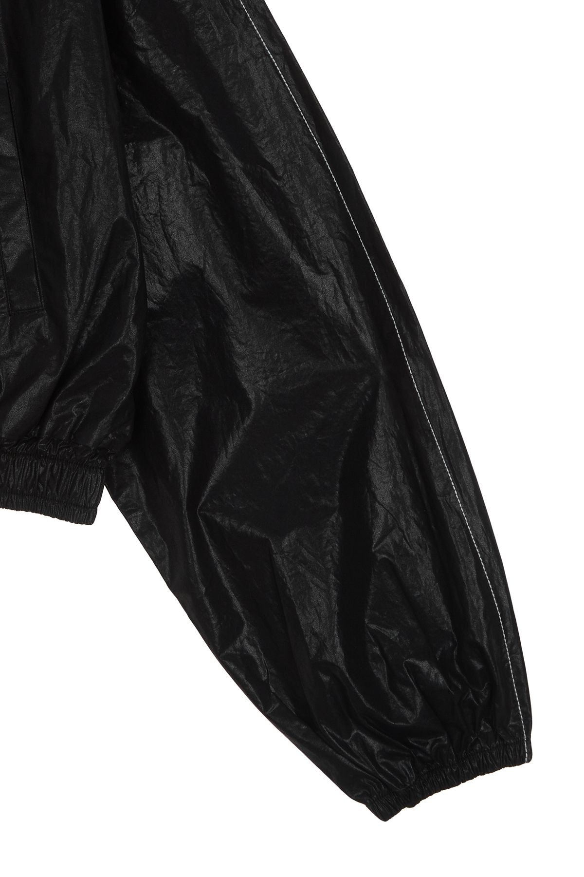 MUSINSA公式 | MATIN KIM MATIN COATING CROP BLOUSON IN BLACK