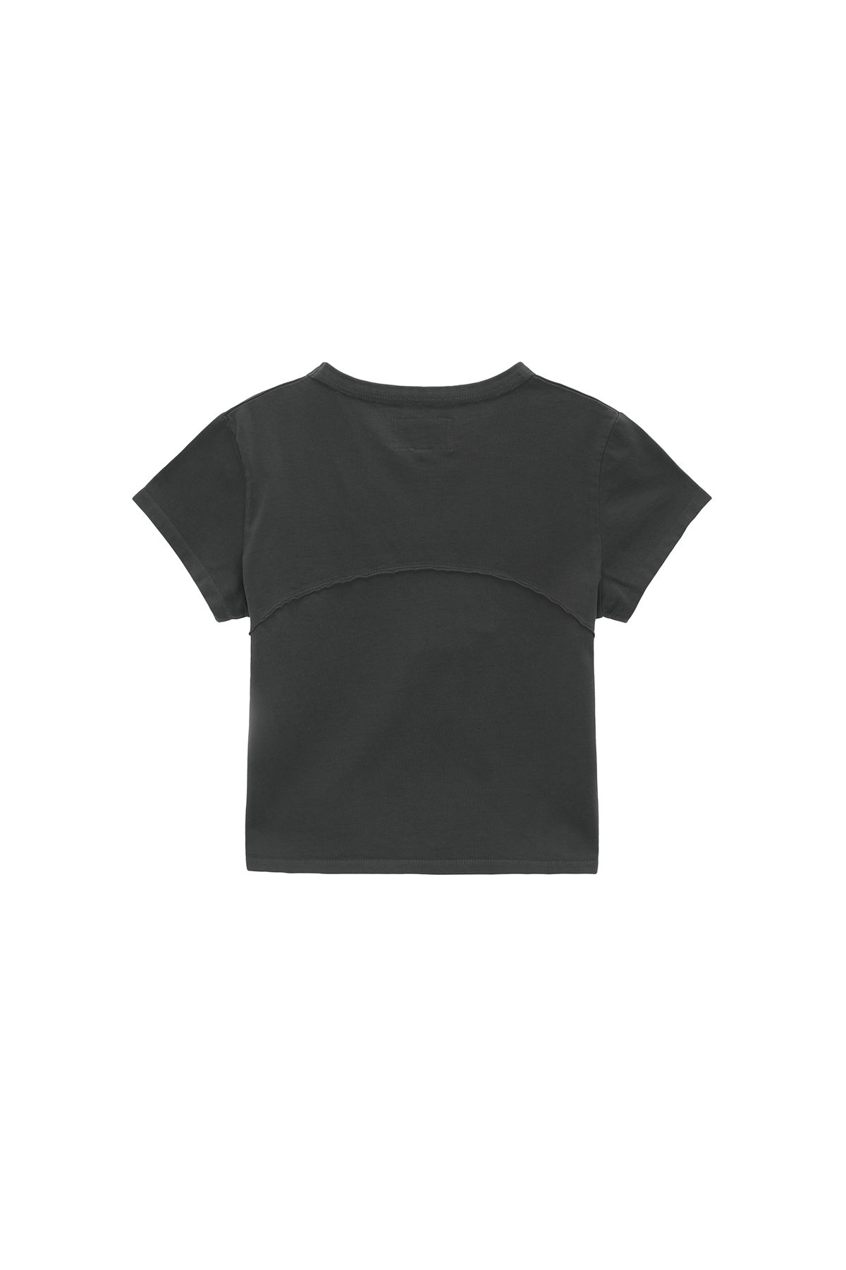Matin Kim☆PIGMENT CUT OUT LOGO CROP TOP MUSINSA | MATIN KIM PIGMENT CUT OUT LOGO CROP TOP IN SMOKE PINK