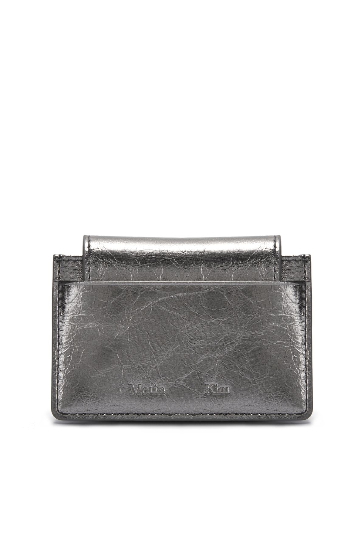 MUSINSA | MATIN KIM ACCORDION WALLET IN DARK SILVER