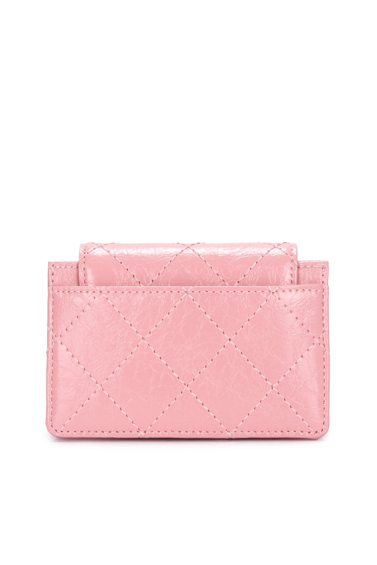 MUSINSA | MATIN KIM QUILTING ACCORDION WALLET IN PINK