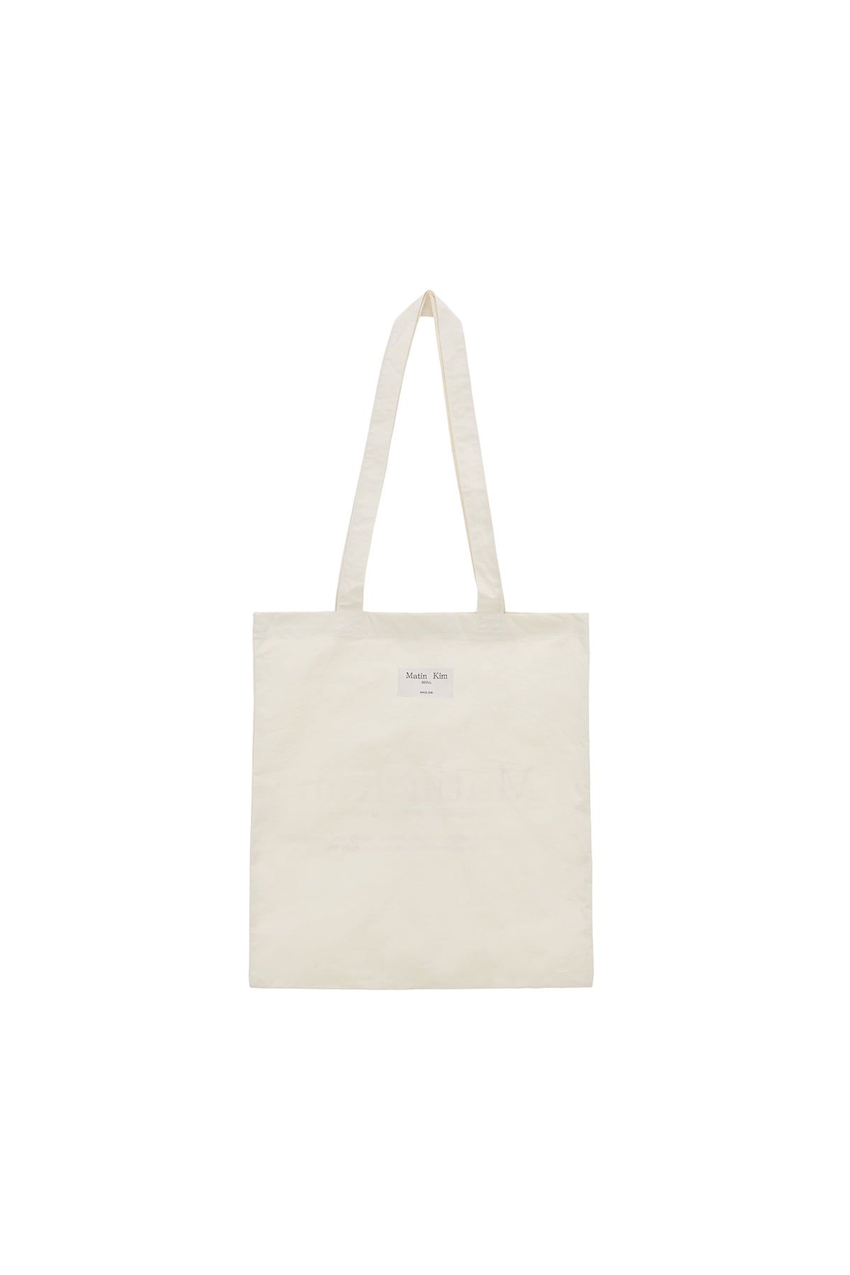 MUSINSA | MATIN KIM MATIN POPPIN ECOBAG IN IVORY