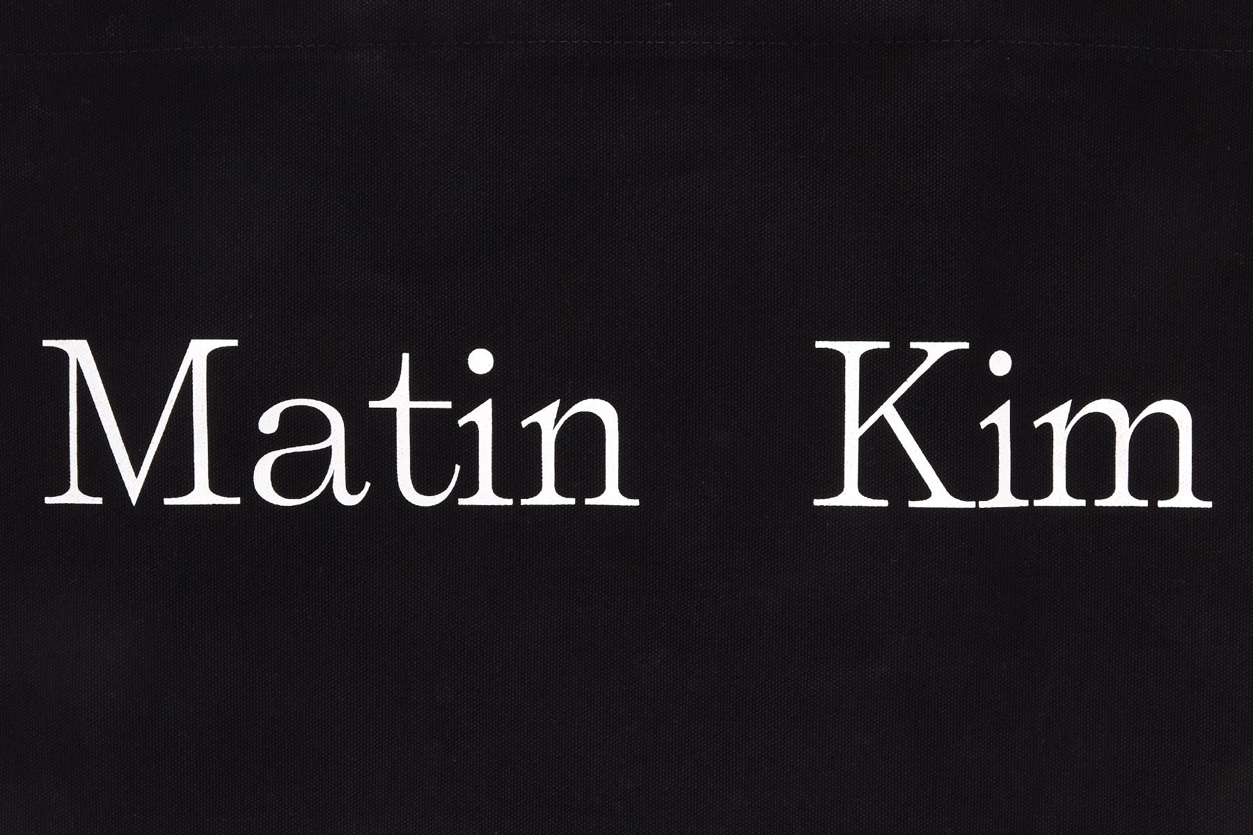 MUSINSA公式 | MATIN KIM MATIN LOGO ECOBAG IN BLACK