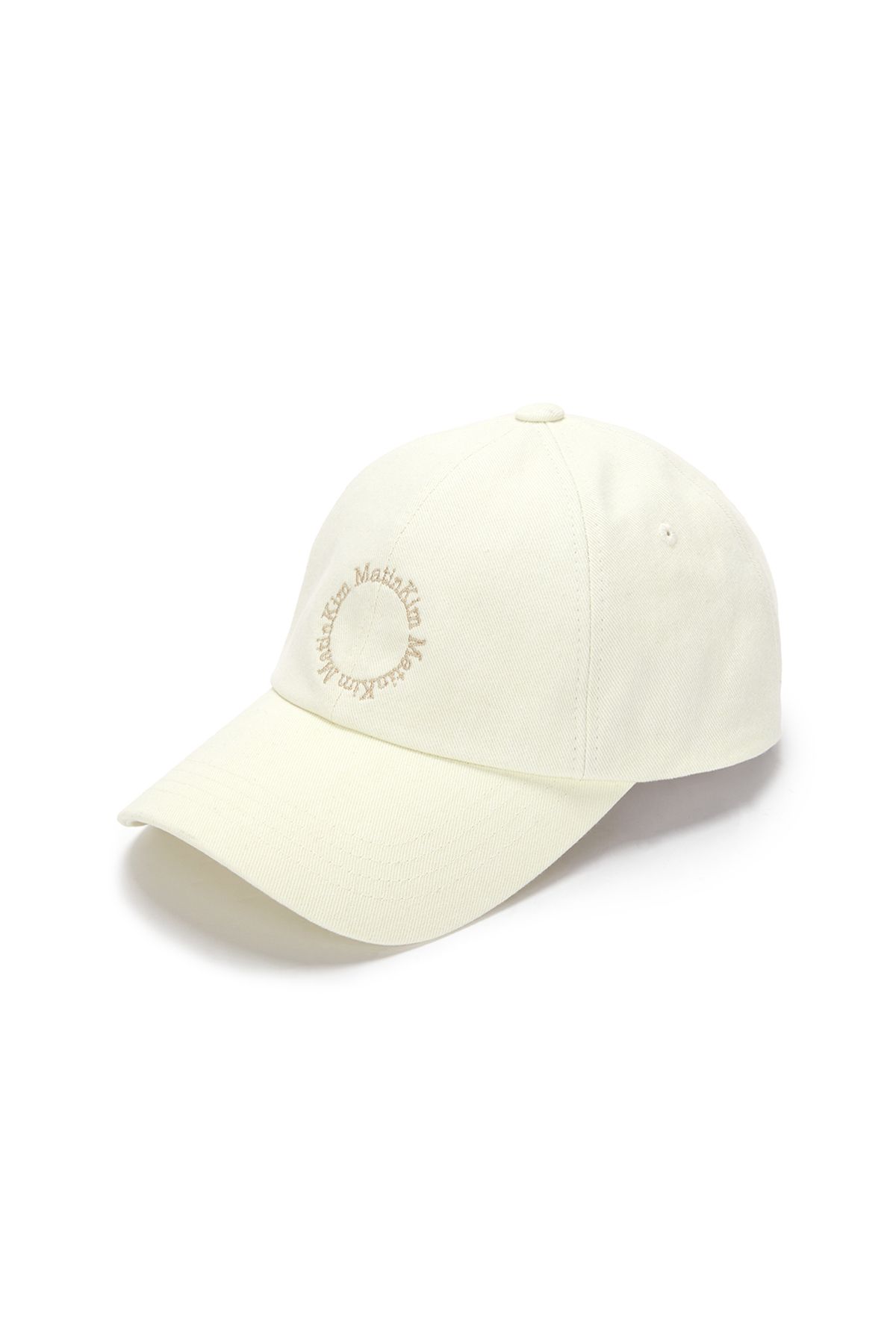 MUSINSA | MATIN KIM [追加20％OFF] MACARON LOGO BALL CAP IN CREAM