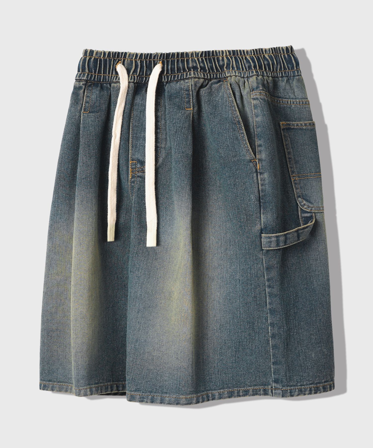 ★MUSINSA STANDARD★ Fertig banding Bermuda denim pants medi MUSINSA | MUSINSA STANDARD Fatigue Banding Bermuda Denim