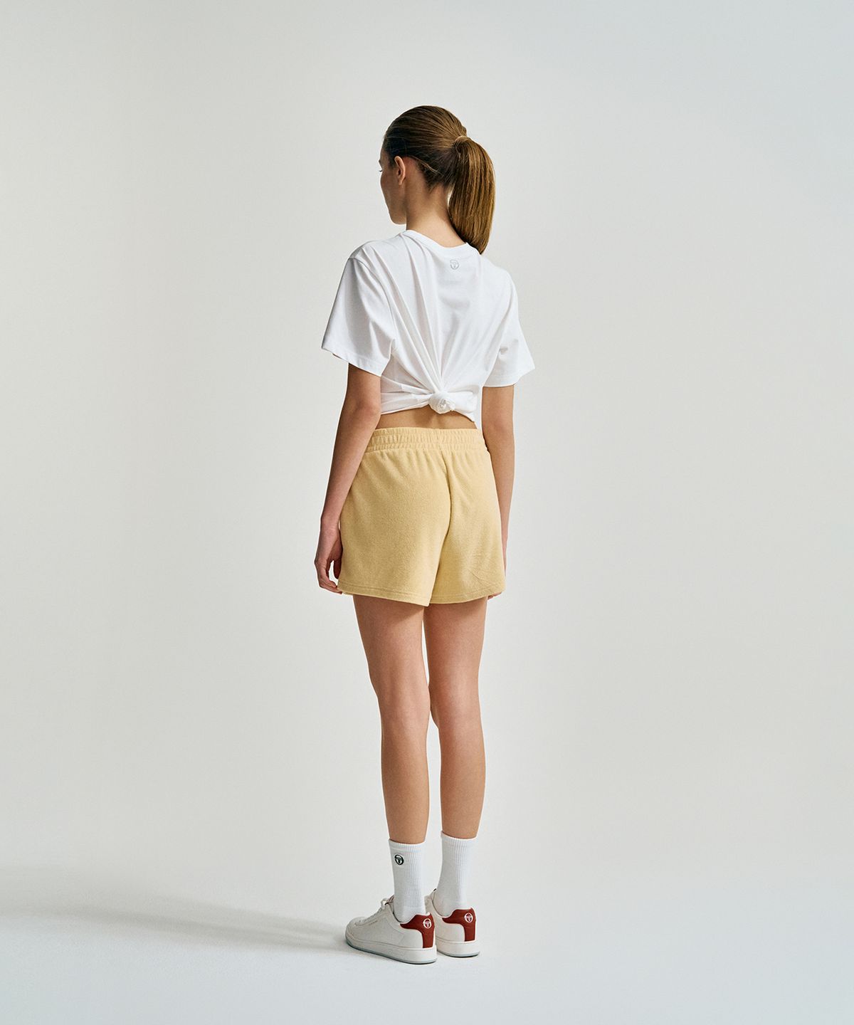 세르지오 타키니(SERGIO TACCHINI) W 에다 테리 릴렉스핏 반바지 (L.Yellow)