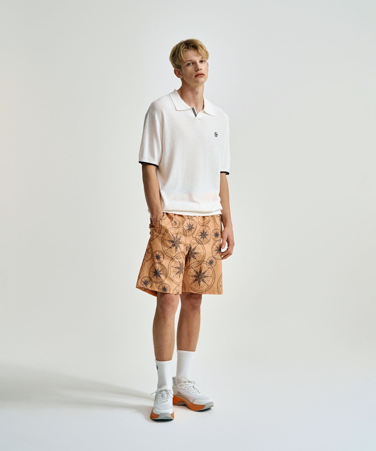 세르지오 타키니(SERGIO TACCHINI) M 팔리토 하이브리드 하프팬츠 (Orange)
