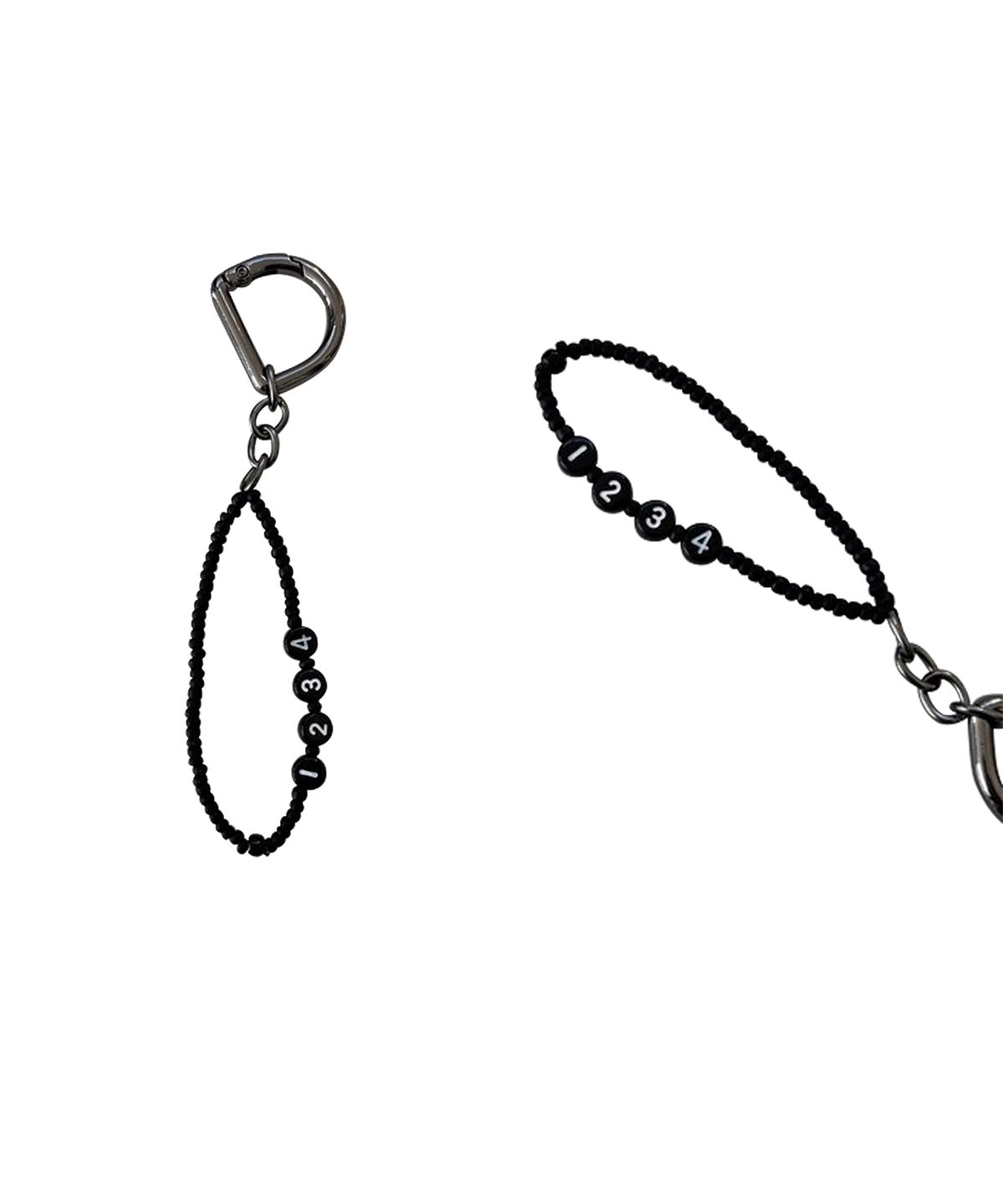 르브아시스(REVOIRSIS) nature beads keyring cream