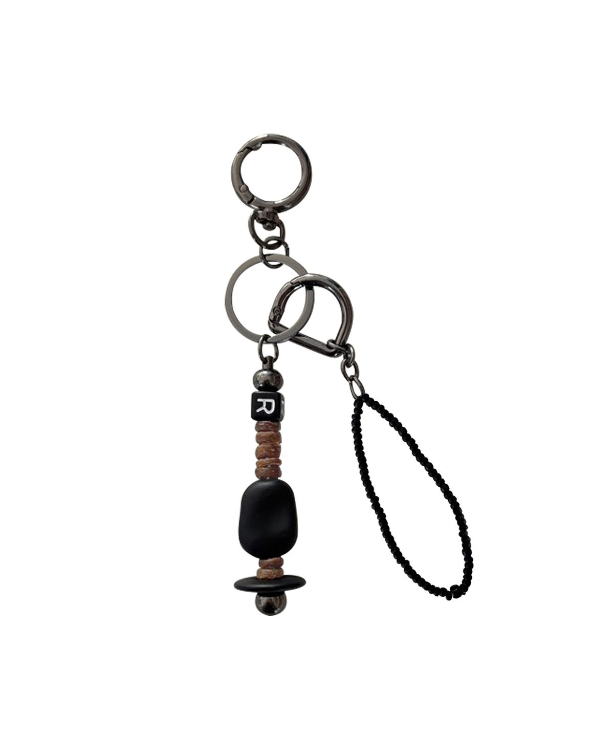 르브아시스(REVOIRSIS) nature beads keyring brown