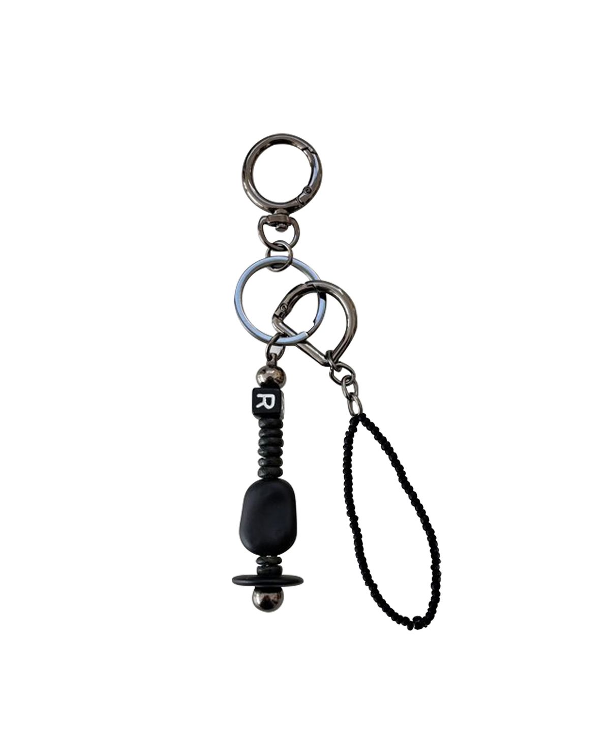 르브아시스(REVOIRSIS) nature beads keyring black
