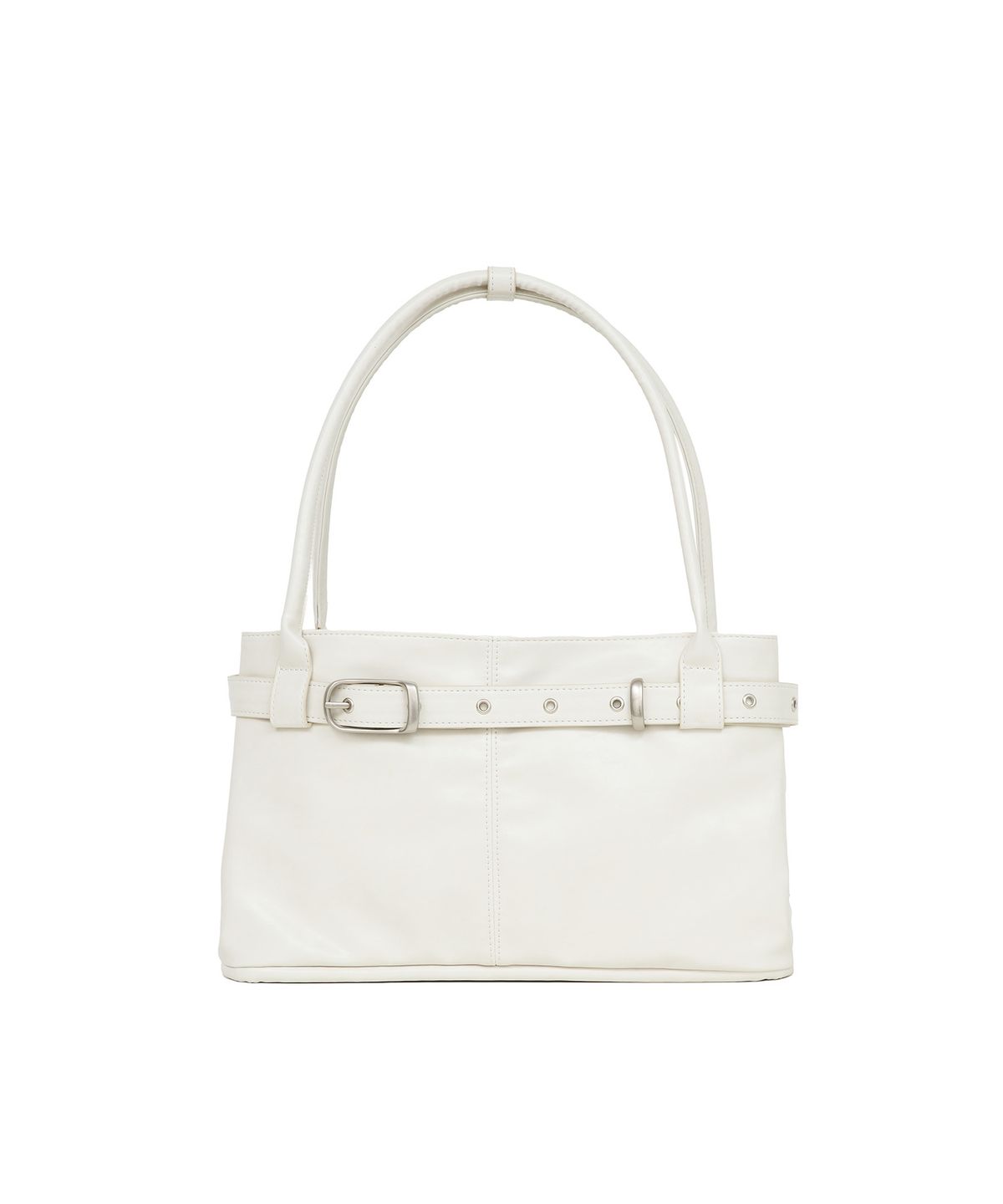 여밈(YEOMIM) belted boat bag (oyster)