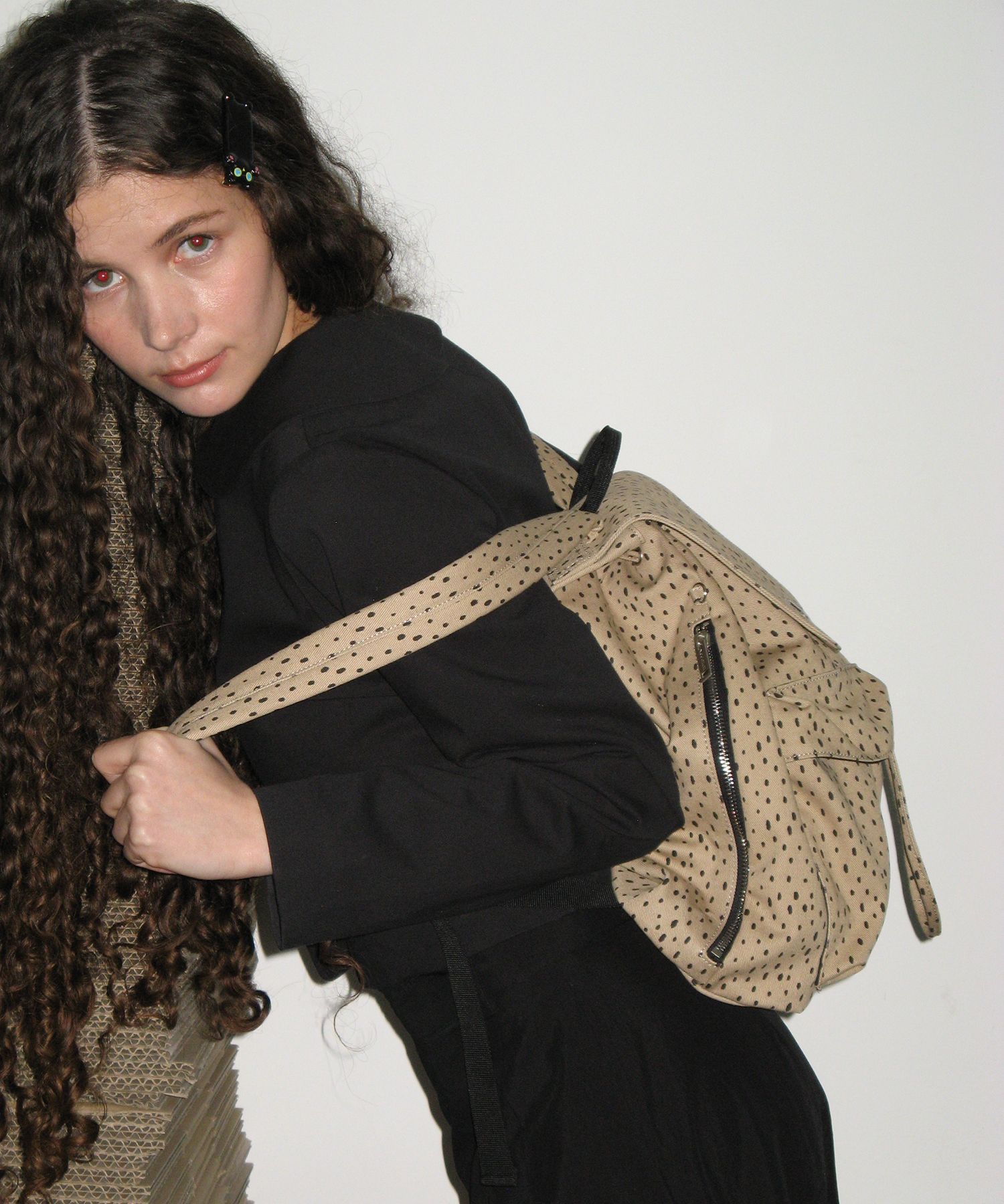 バッグ・カバンその他 YEOMIM mini day backpack dot leopard yeo-329 韓国人気ブランド☆mini day backpack (dot leopard)/YEOMIM
