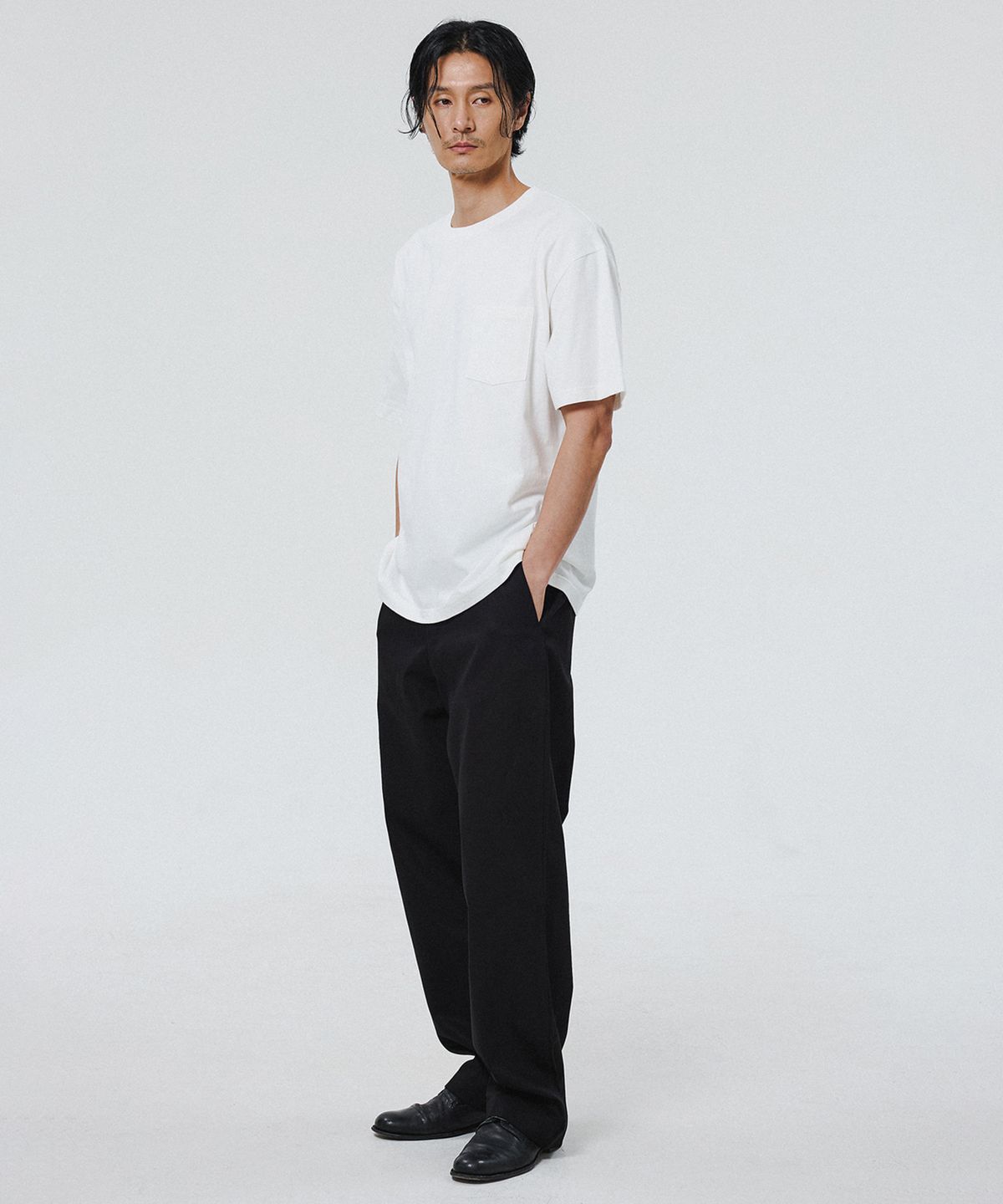 셔터(SHIRTER) FINE COTTON OVERSIZE FIT T-SHIRT (WHITE)