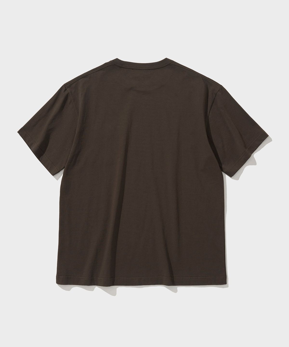셔터(SHIRTER) FINE COTTON OVERSIZE FIT T-SHIRT (BROWN)