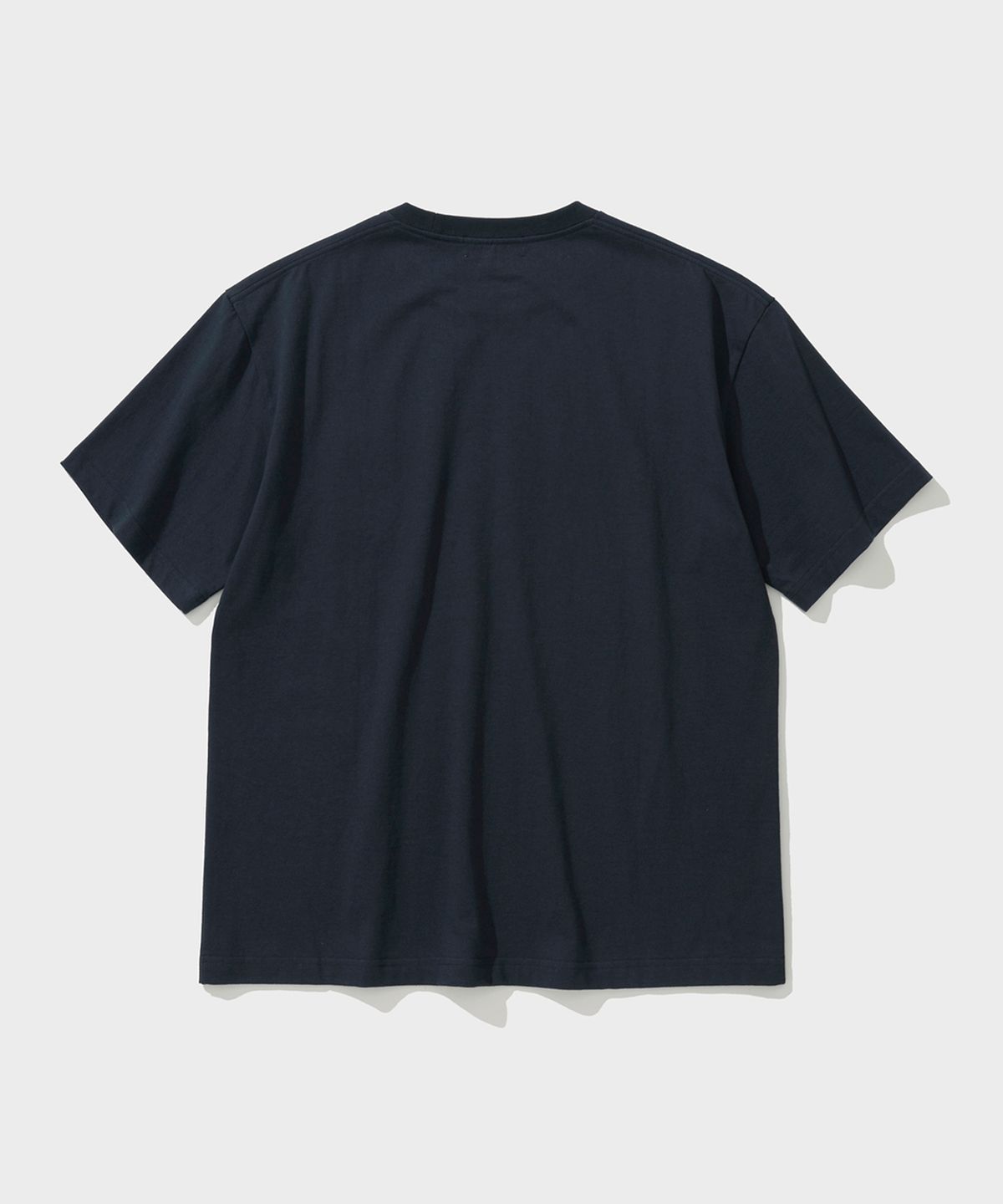 셔터(SHIRTER) FINE COTTON OVERSIZE FIT T-SHIRT (NAVY)