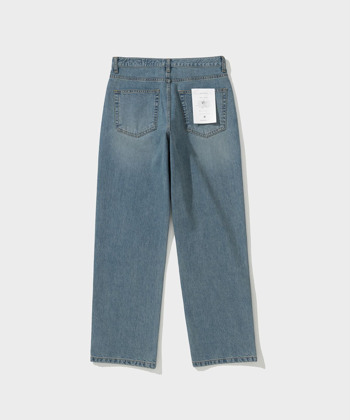 셔터(SHIRTER) FIRST EDITION DENIM PANTS (FADED BLUE)
