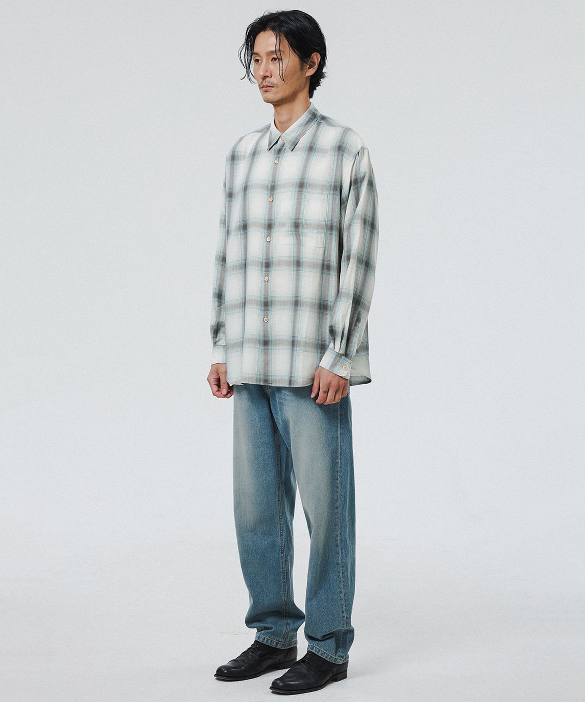 셔터(SHIRTER) FIRST EDITION DENIM PANTS (FADED BLUE)