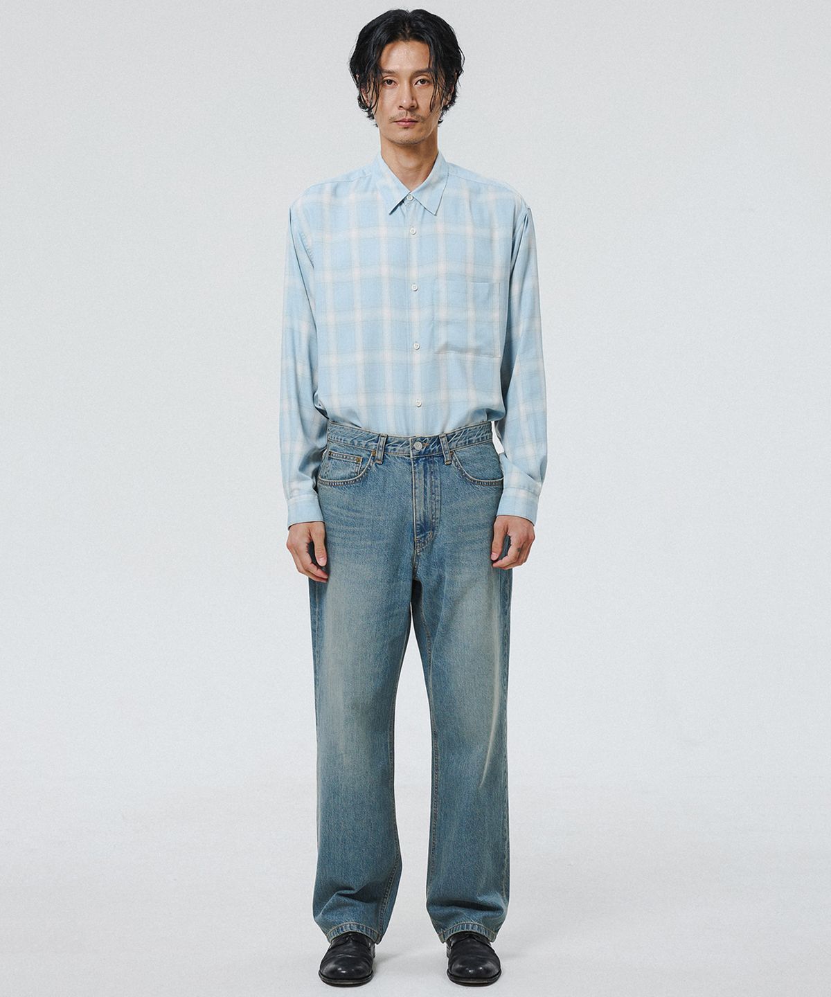 셔터(SHIRTER) SECOND EDITION DENIM PANTS (FADED BLUE)