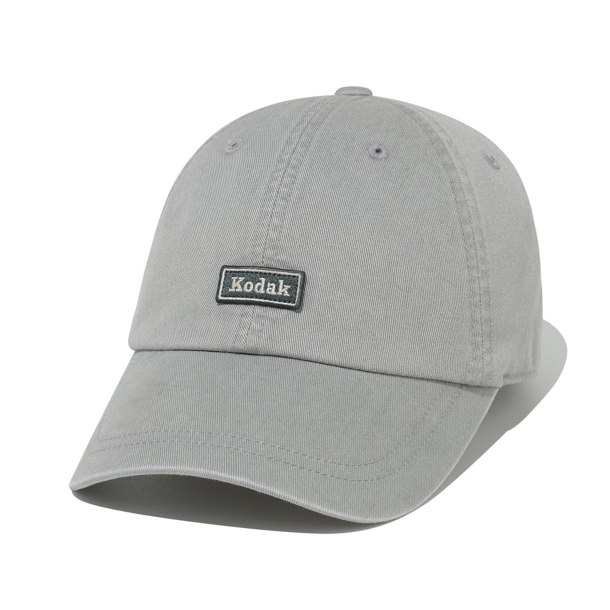 코닥(KODAK) 스몰 와펜 워싱 릴렉스핏 볼캡 GREY