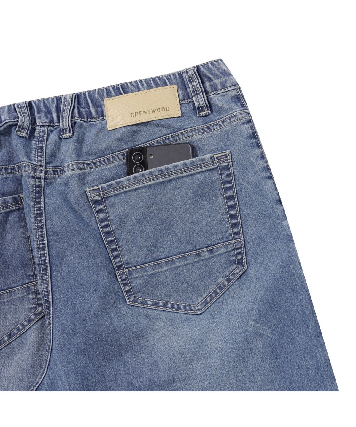 브렌우드(BRENTWOOD) 릴렉스핏 라이트블루 데님 BRPDM25632BUL