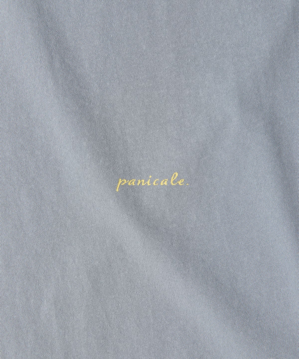 빠니깔레(PANICALE) 블루 빈티지 워싱 로고 티셔츠