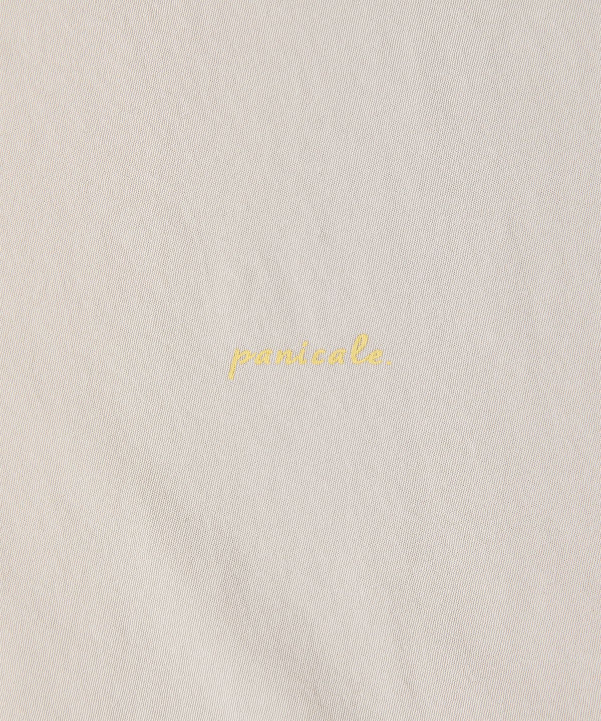 빠니깔레(PANICALE) 아이보리 빈티지 워싱 로고 티셔츠